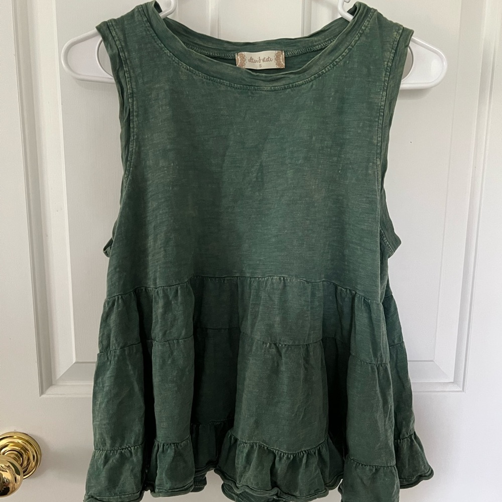 Altar’d State Green tank top